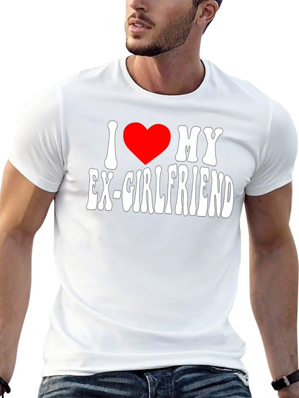 I Heart My Ex-Girlfriend Black T-Shirt