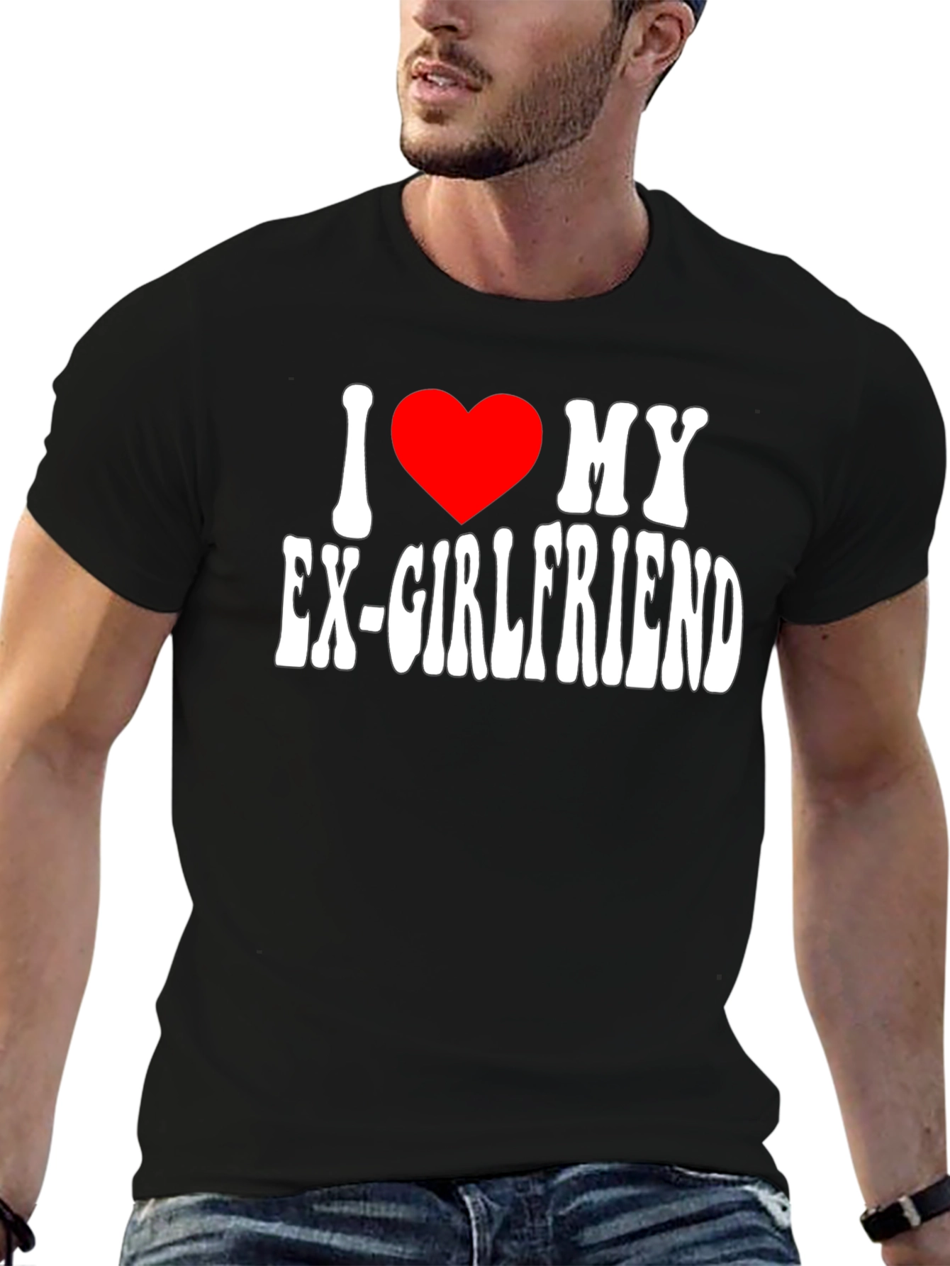 I Heart My Ex-Girlfriend Black T-Shirt