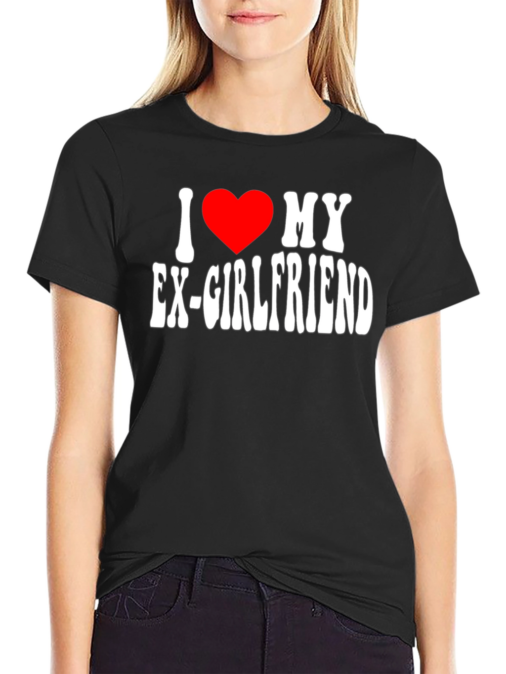I Heart My Ex-Girlfriend Black T-Shirt