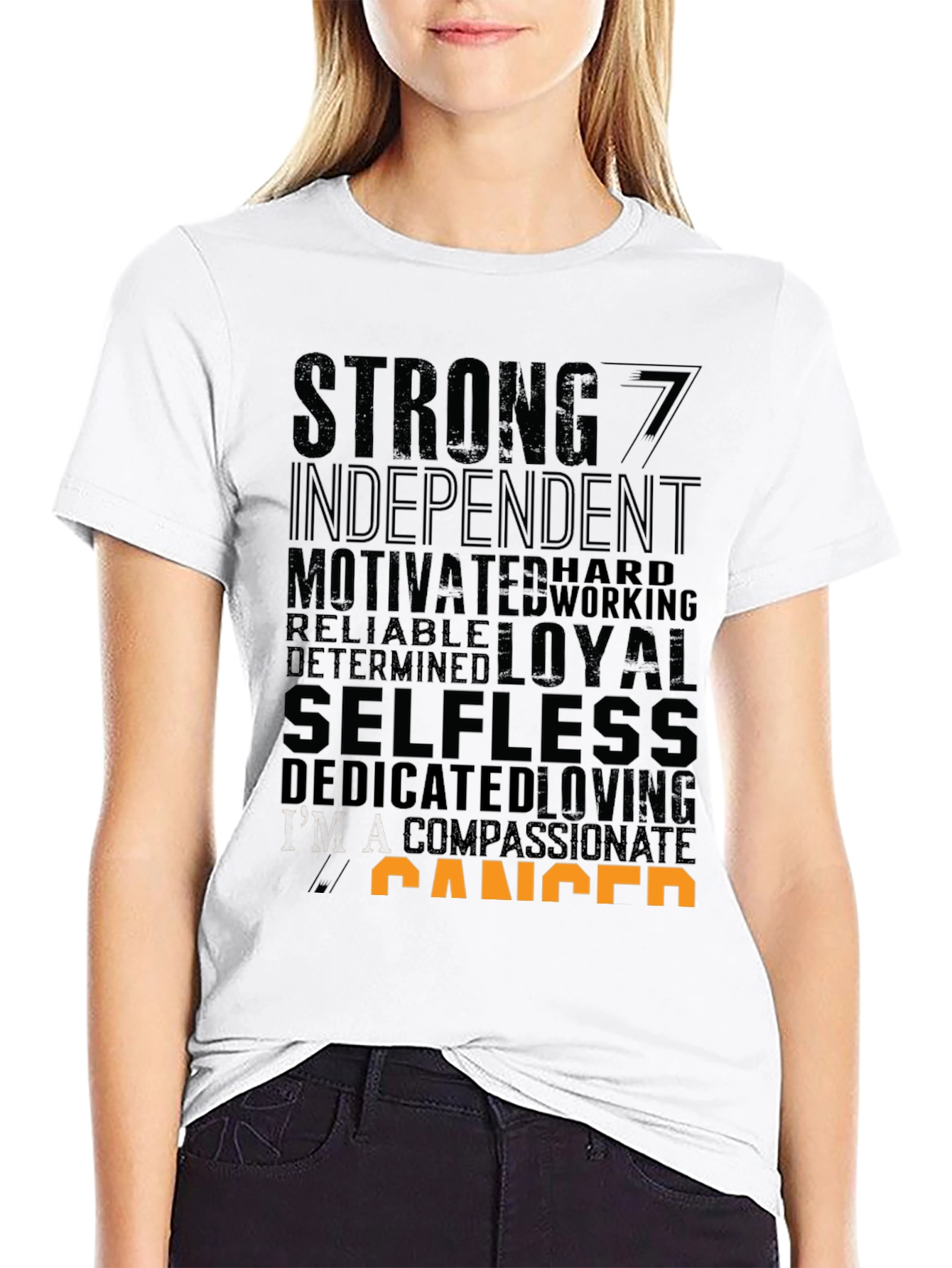 Cancer Zodiac T-Shirt - Strong Loyal Selfless