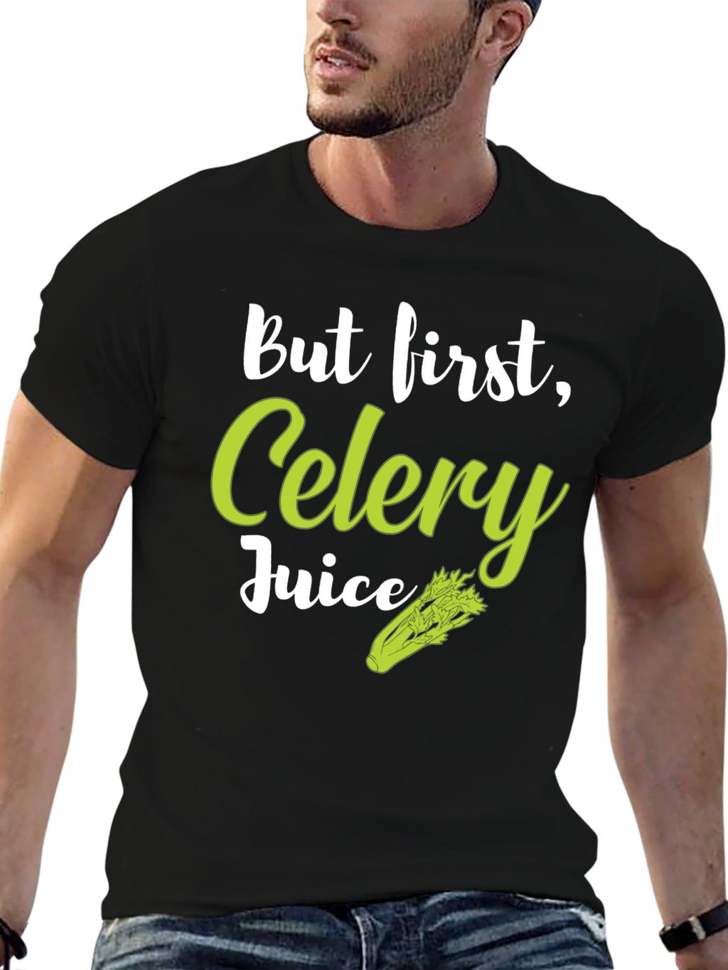 But First Celery Juice T-Shirt - Trendy Graphic Tee