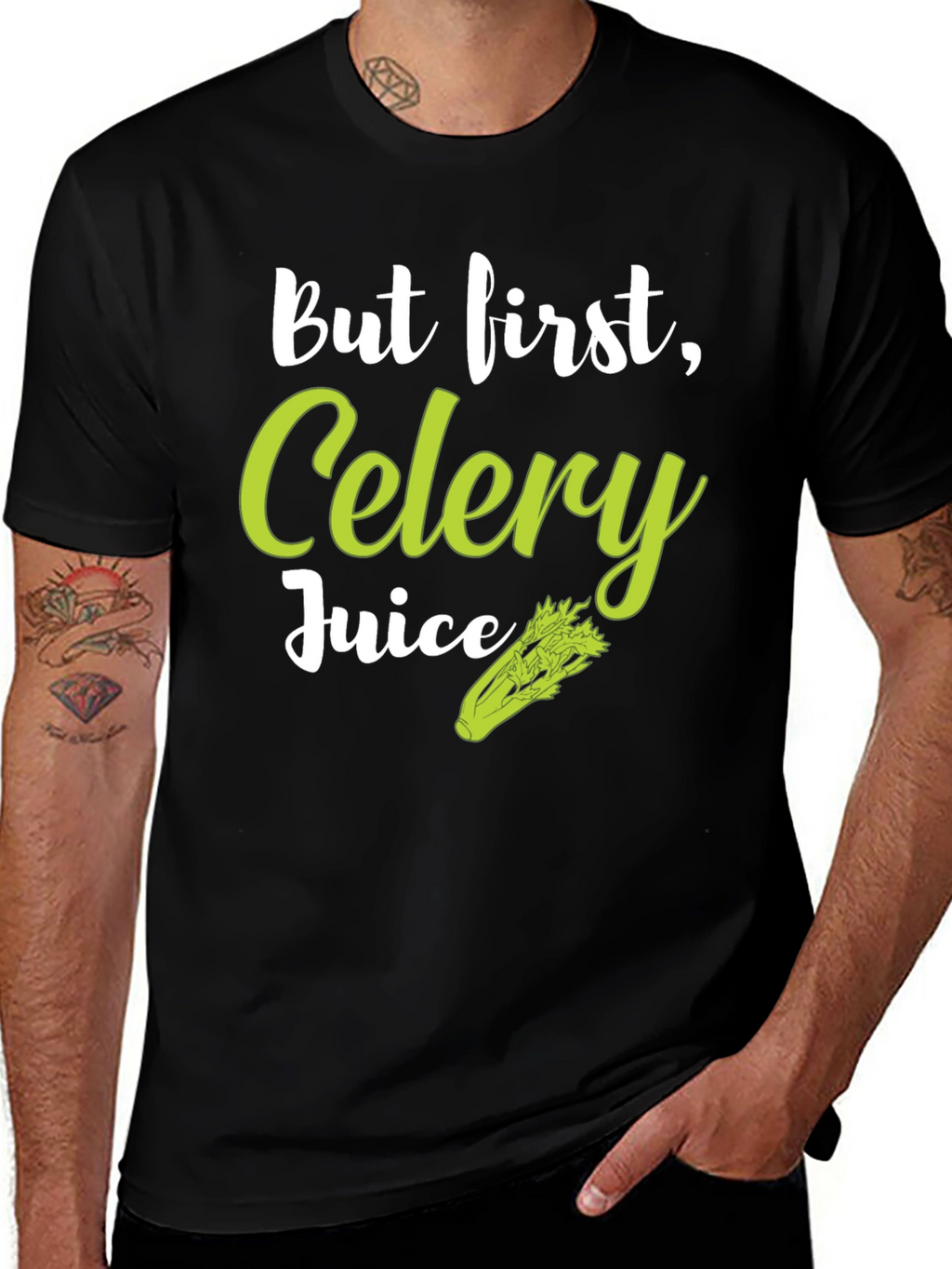 But First Celery Juice T-Shirt - Trendy Graphic Tee
