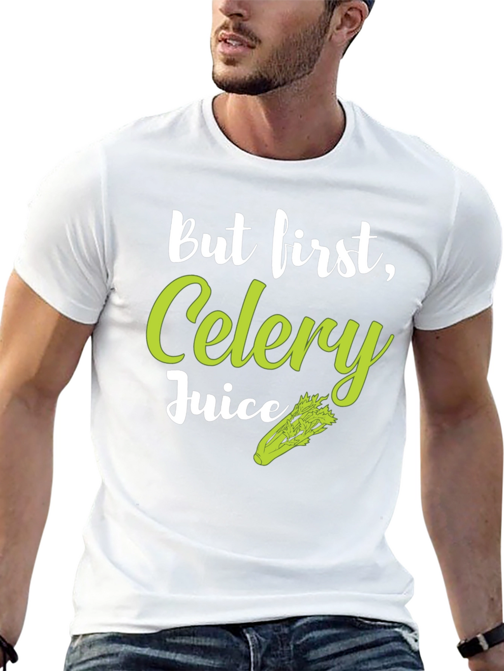 But First Celery Juice T-Shirt - Trendy Graphic Tee