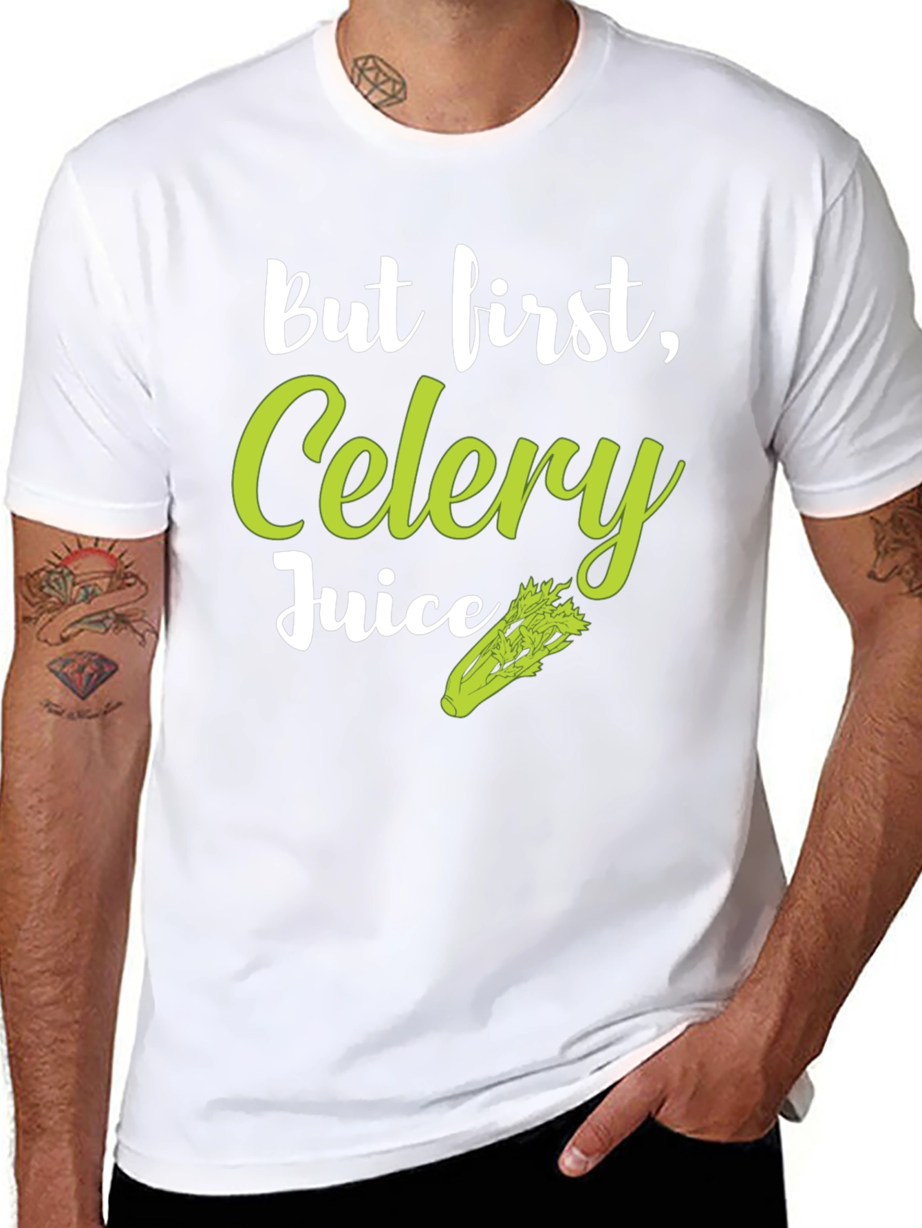 But First Celery Juice T-Shirt - Trendy Graphic Tee