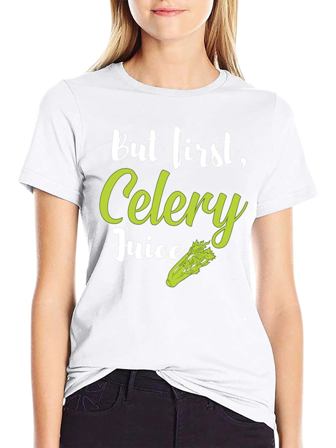 But First Celery Juice T-Shirt - Trendy Graphic Tee