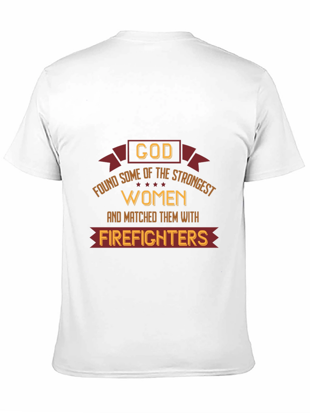 Strong Women Firefighter Tee - Black Graphic T-Shirt