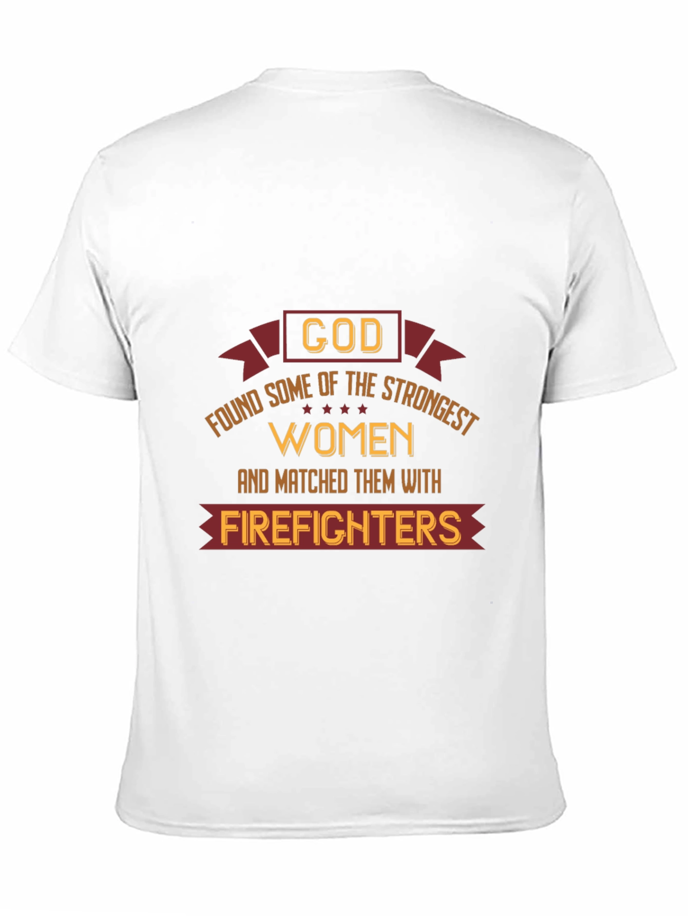 Strong Women Firefighter Tee - Black Graphic T-Shirt