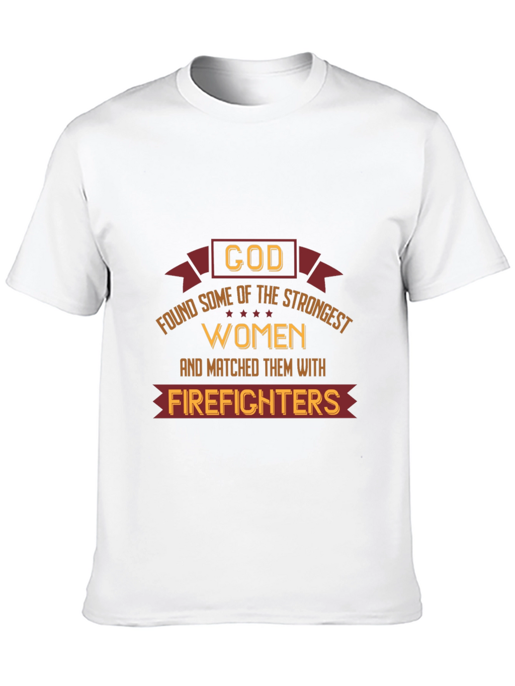 Strong Women Firefighter Tee - Black Graphic T-Shirt