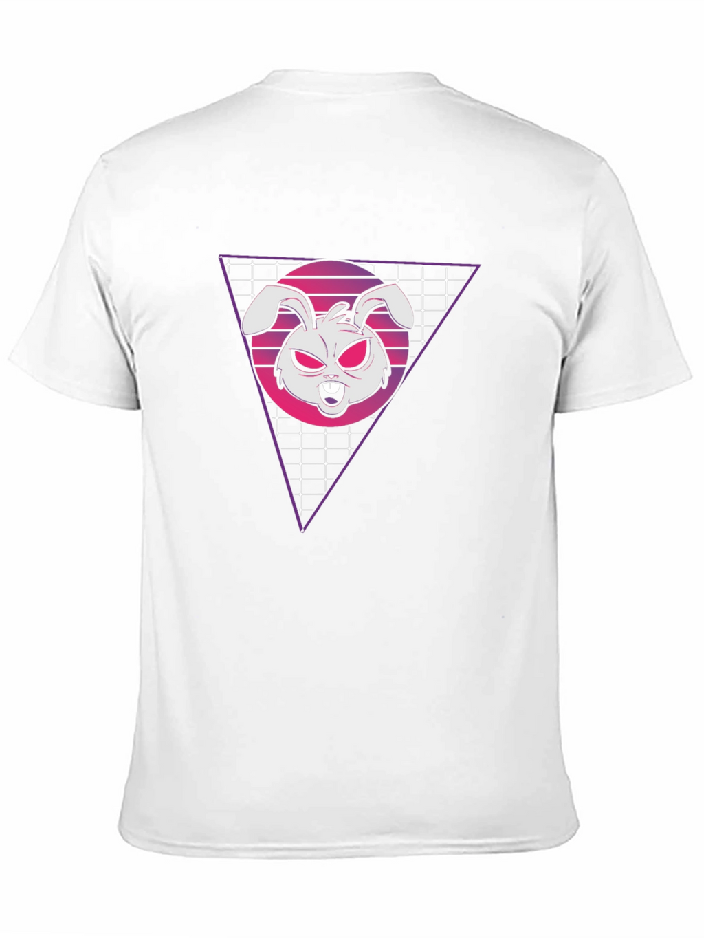 Retro Rabbit Graphic T-Shirt - Black