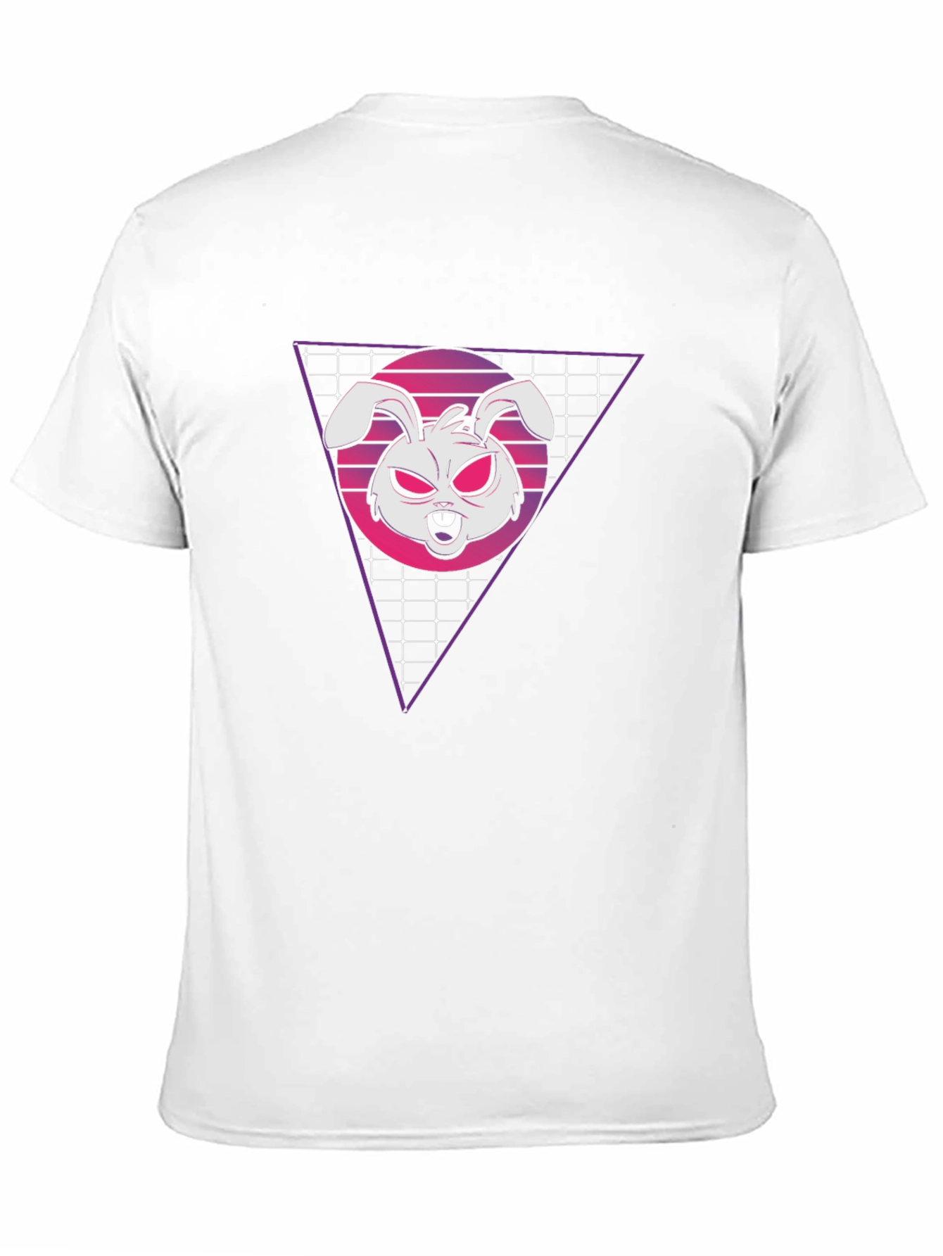 Retro Rabbit Graphic T-Shirt - Black