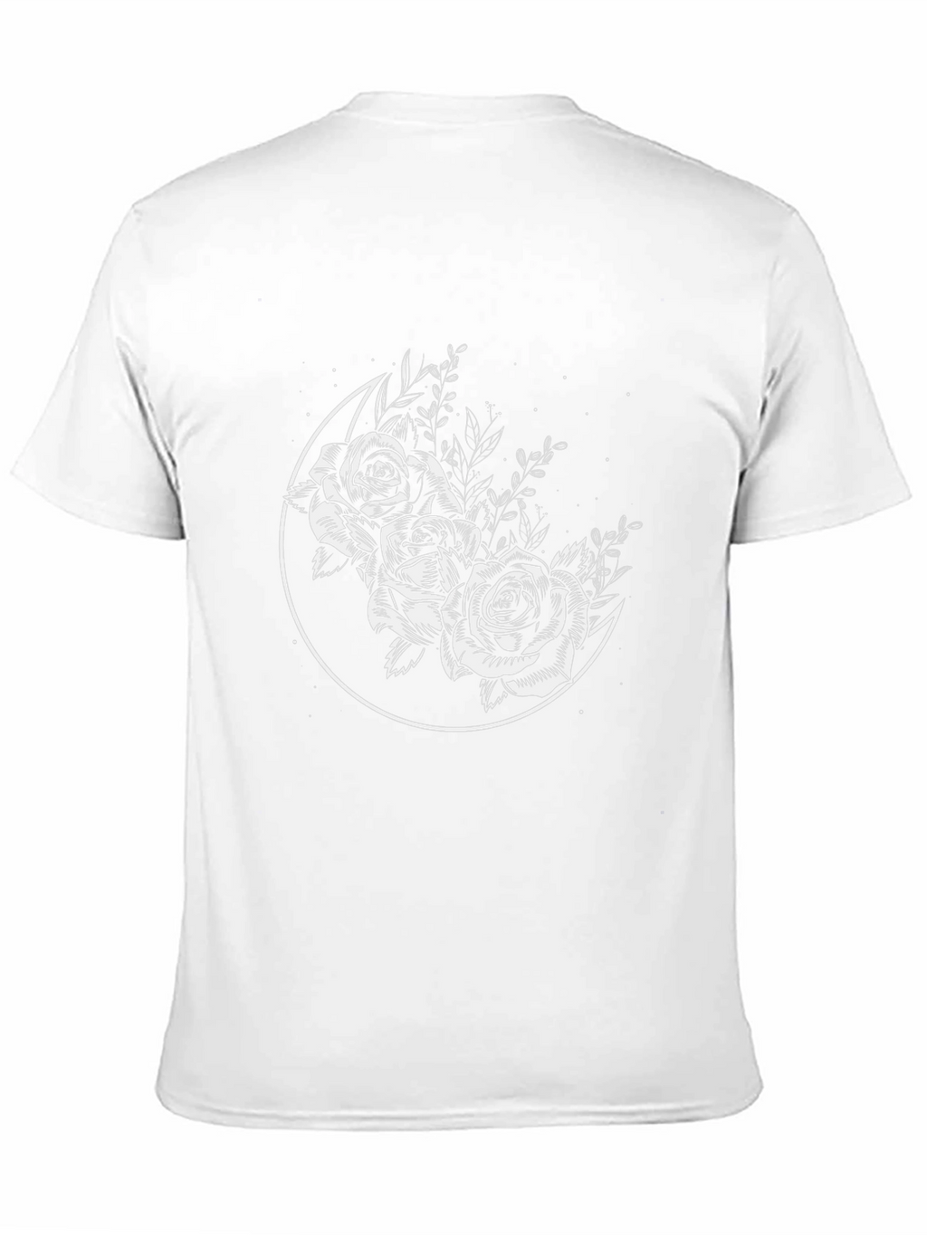 Moon Rose Graphic Tee - Black