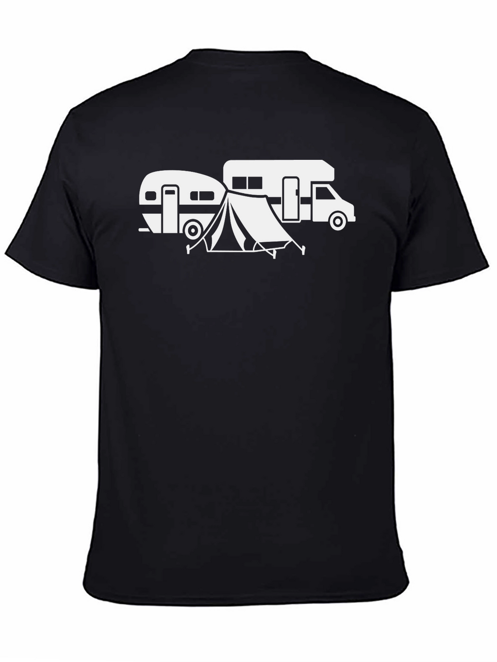 Camping Adventure Graphic Tee - RV and Tent