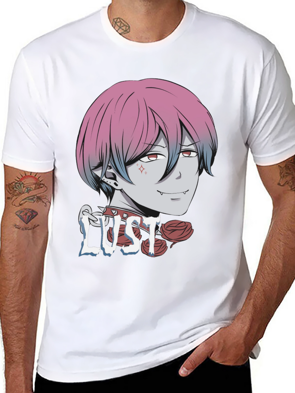 Lust Anime T-Shirt - Unique Graphic Tee