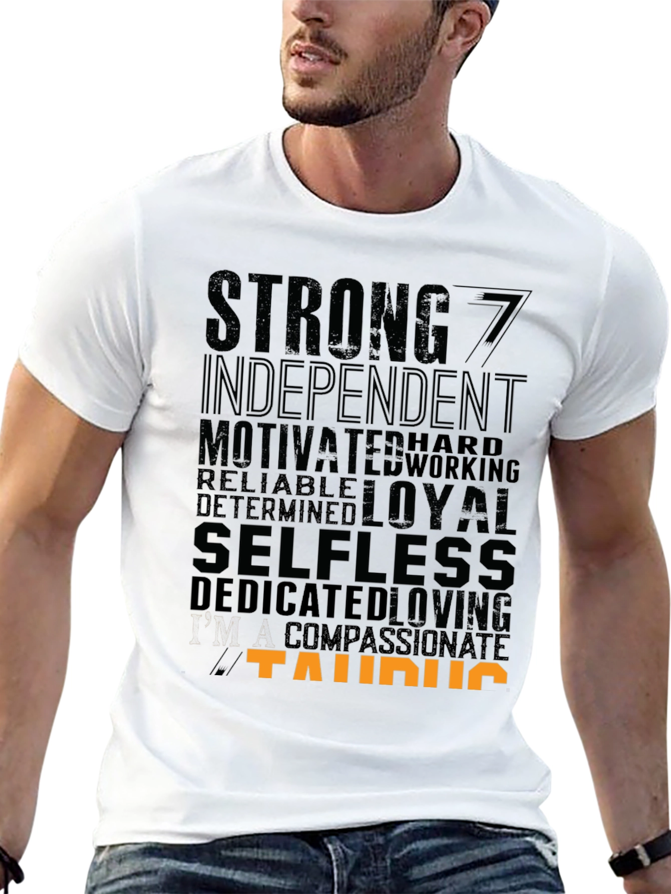 Taurus Zodiac Sign T-Shirt - Strong Loyal Selfless