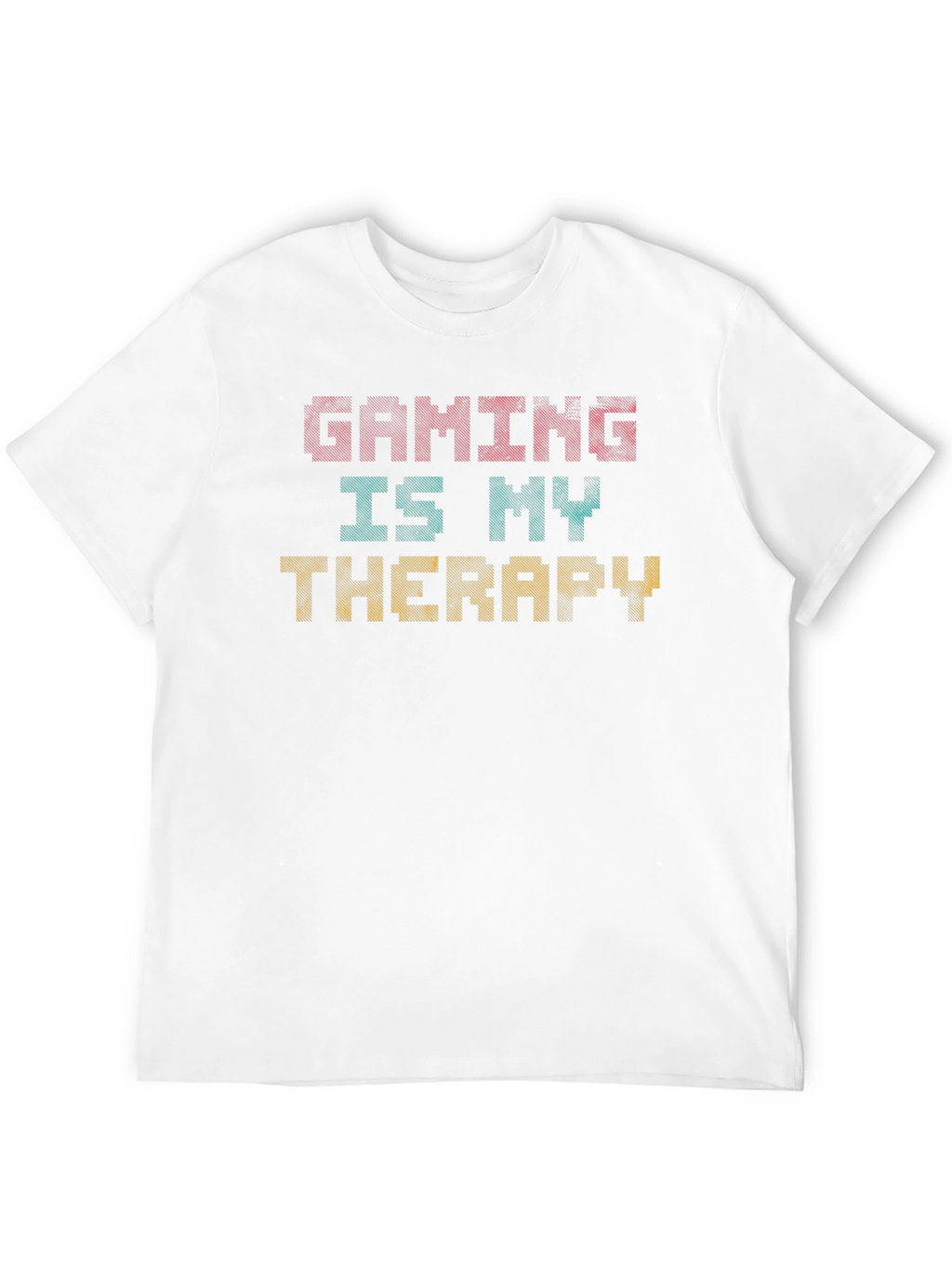 Gaming Is My Therapy Black Graphic Tee