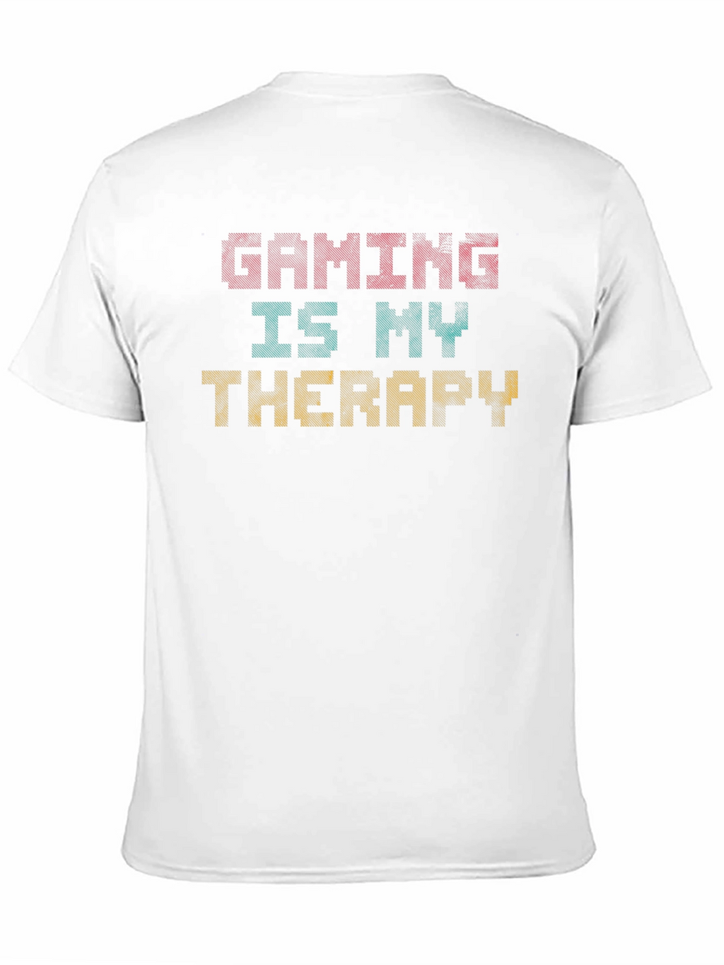 Gaming Is My Therapy Black Graphic Tee