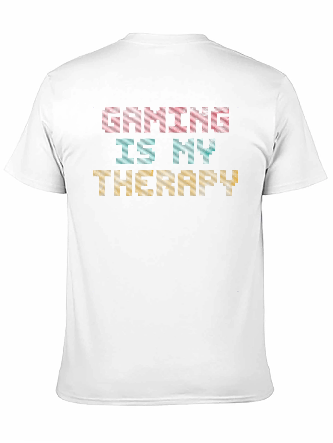 Gaming Is My Therapy Black Graphic Tee