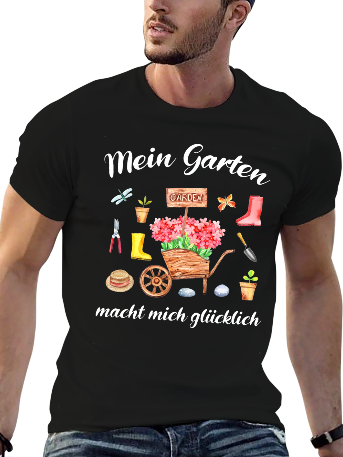 Gardening Lover T-Shirt - Mein Garten macht mich glücklich