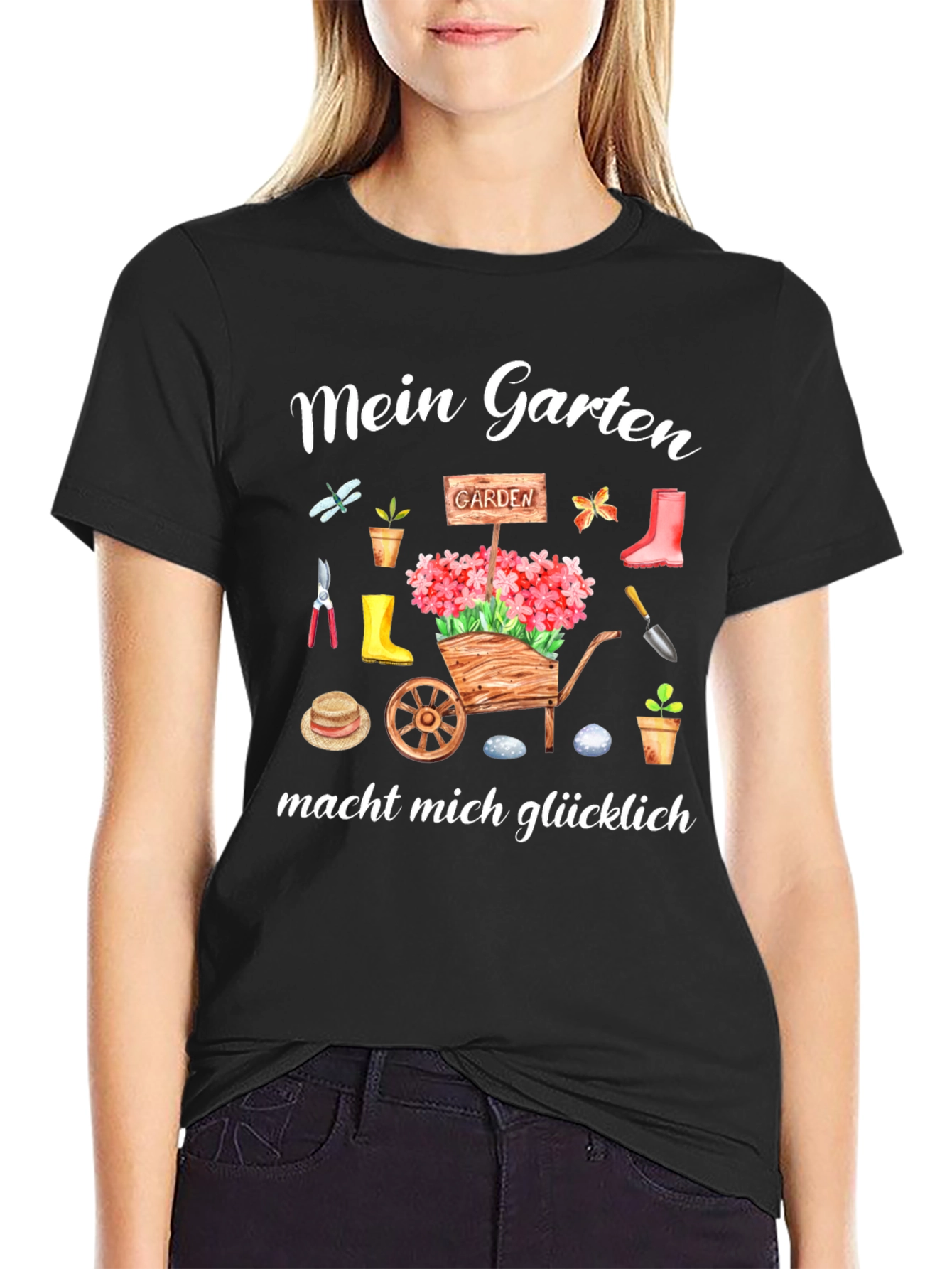 Gardening Lover T-Shirt - Mein Garten macht mich glücklich