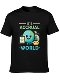 Its Accrual World Funny Accounting T-Shirt