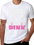 Real Men Wear Pink Breast Cancer Awareness T-Shirt