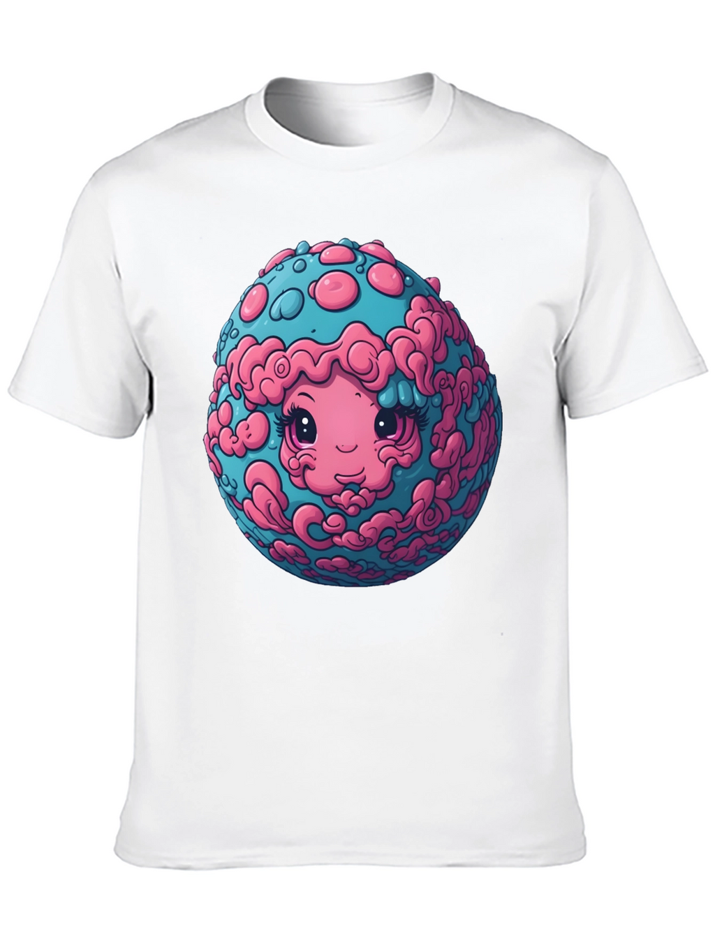 Cute Cartoon Planet Graphic T-Shirt