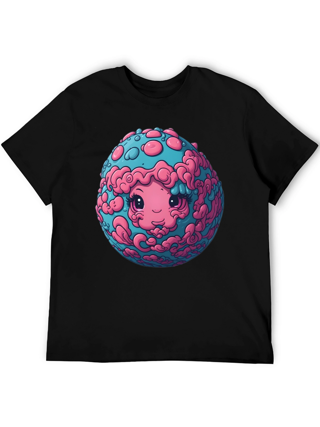 Cute Cartoon Planet Graphic T-Shirt