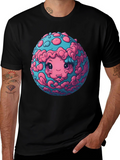 Cute Cartoon Planet Graphic T-Shirt