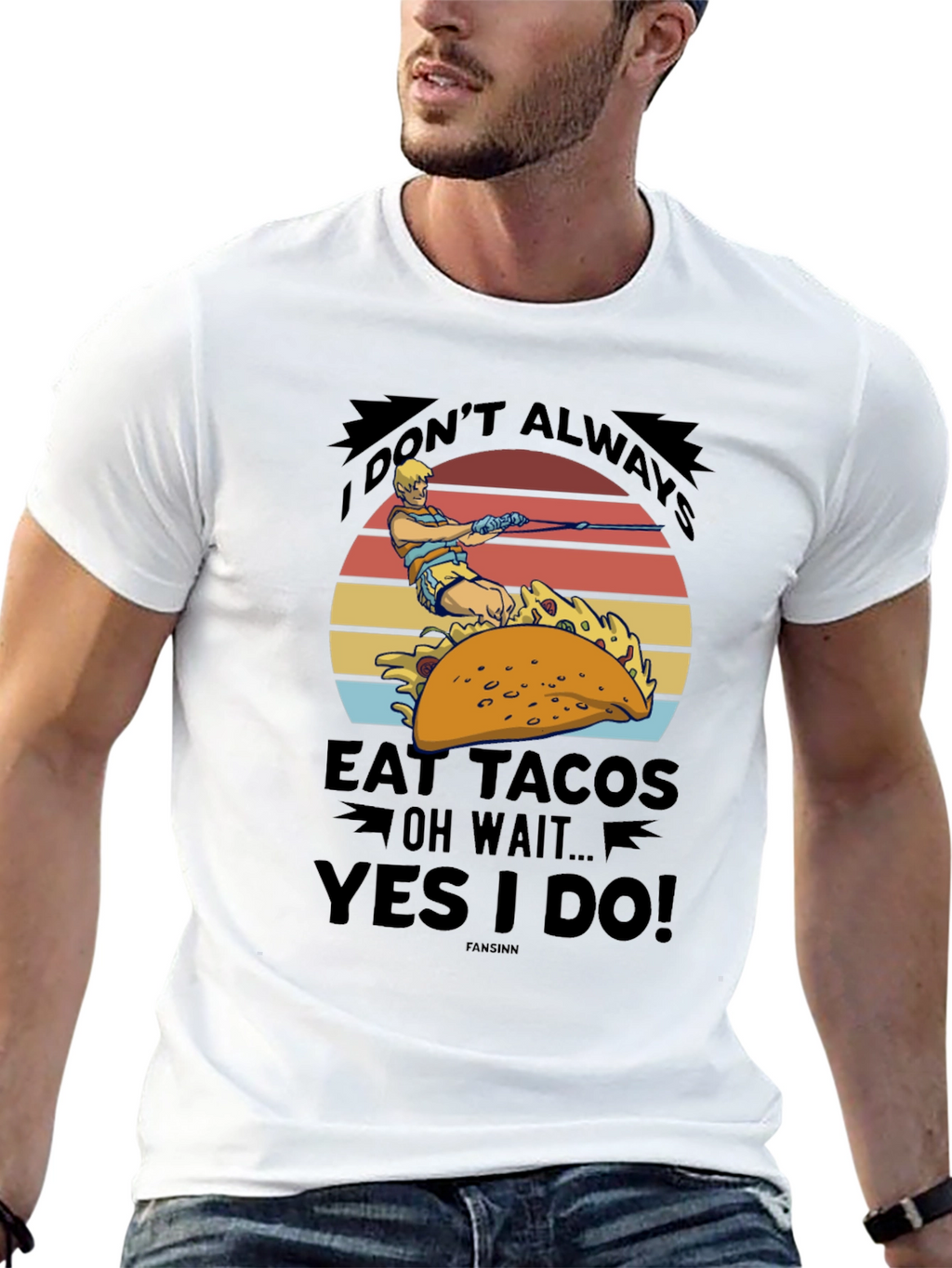 Taco Waterskiing Graphic Tee - Yes I Do!
