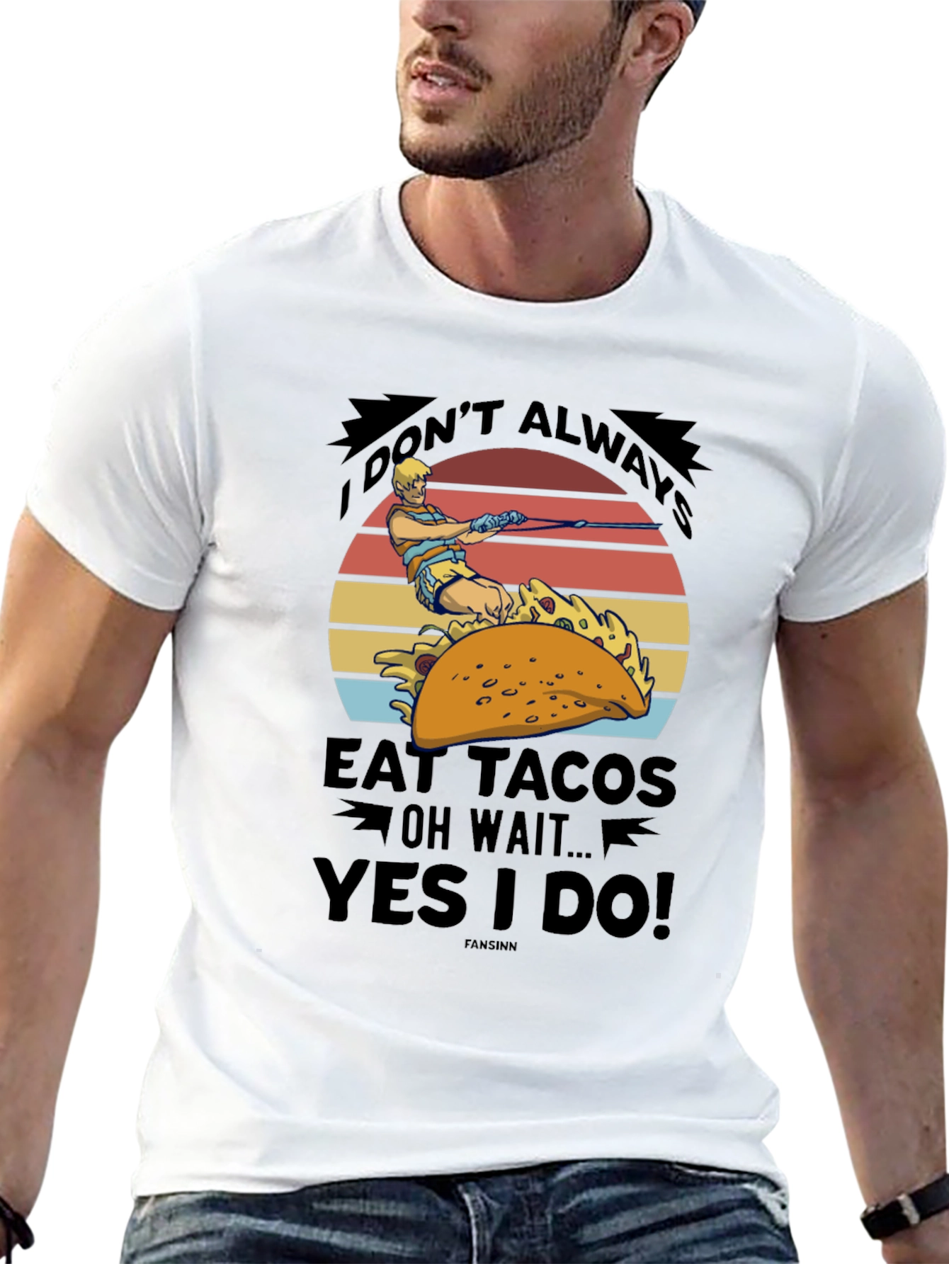 Taco Waterskiing Graphic Tee - Yes I Do!