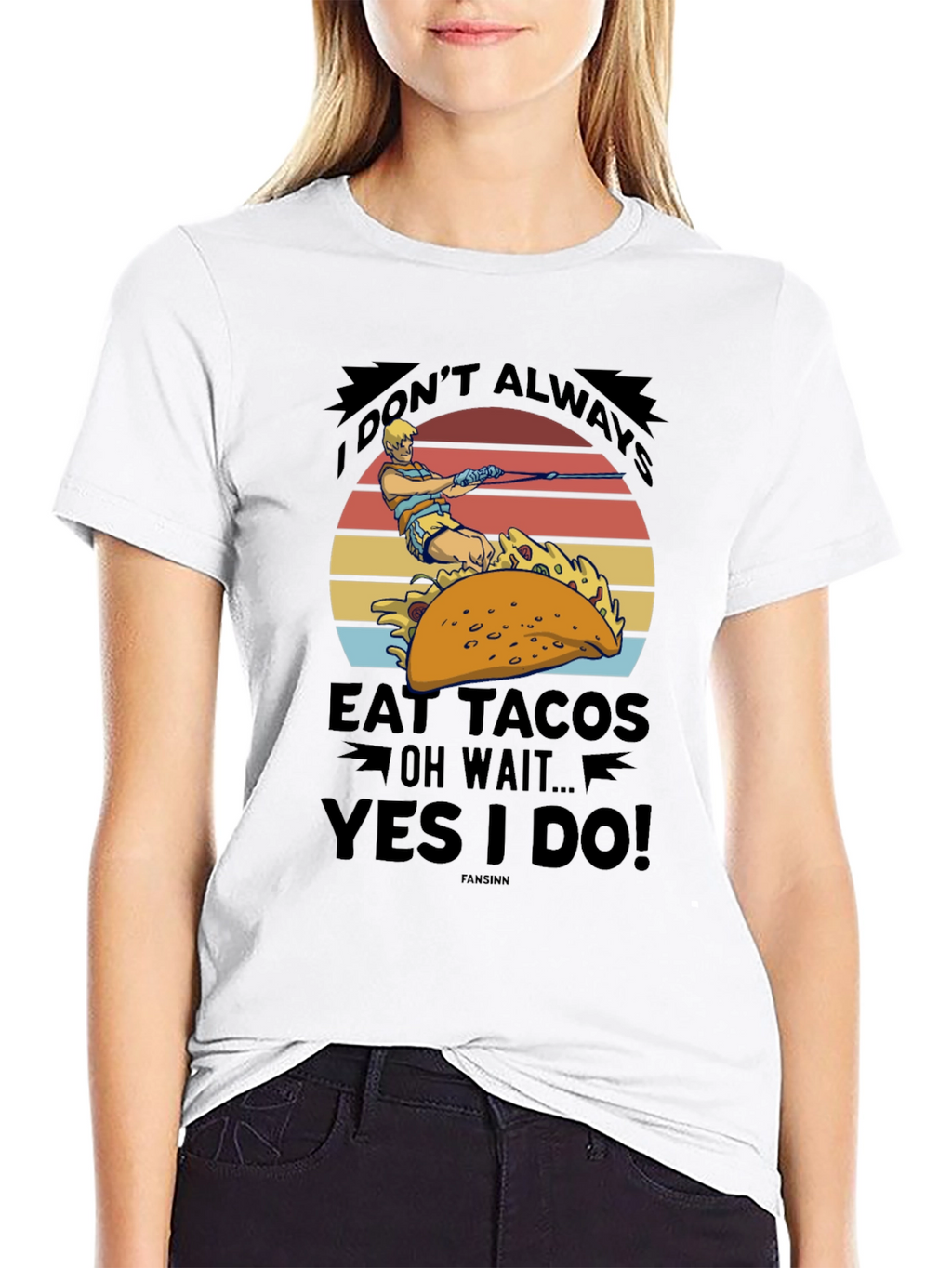 Taco Waterskiing Graphic Tee - Yes I Do!