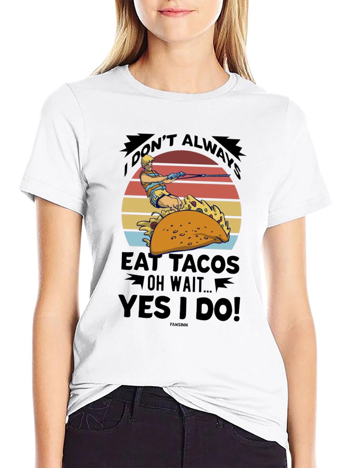 Taco Waterskiing Graphic Tee - Yes I Do!