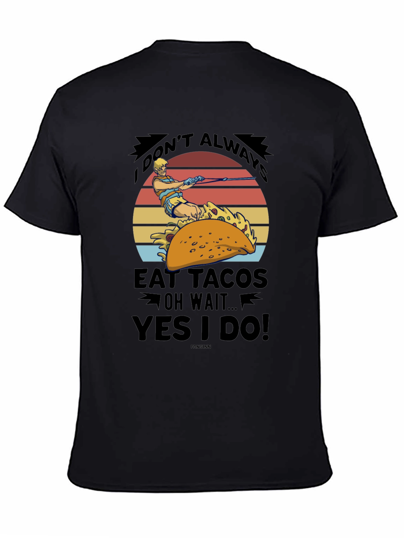 Taco Waterskiing Graphic Tee - Yes I Do!
