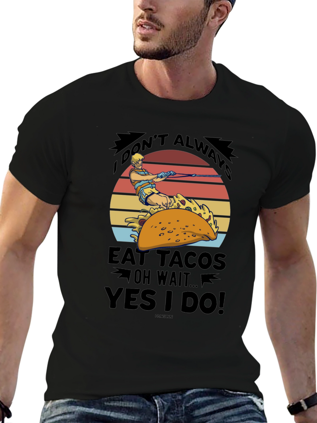 Taco Waterskiing Graphic Tee - Yes I Do!