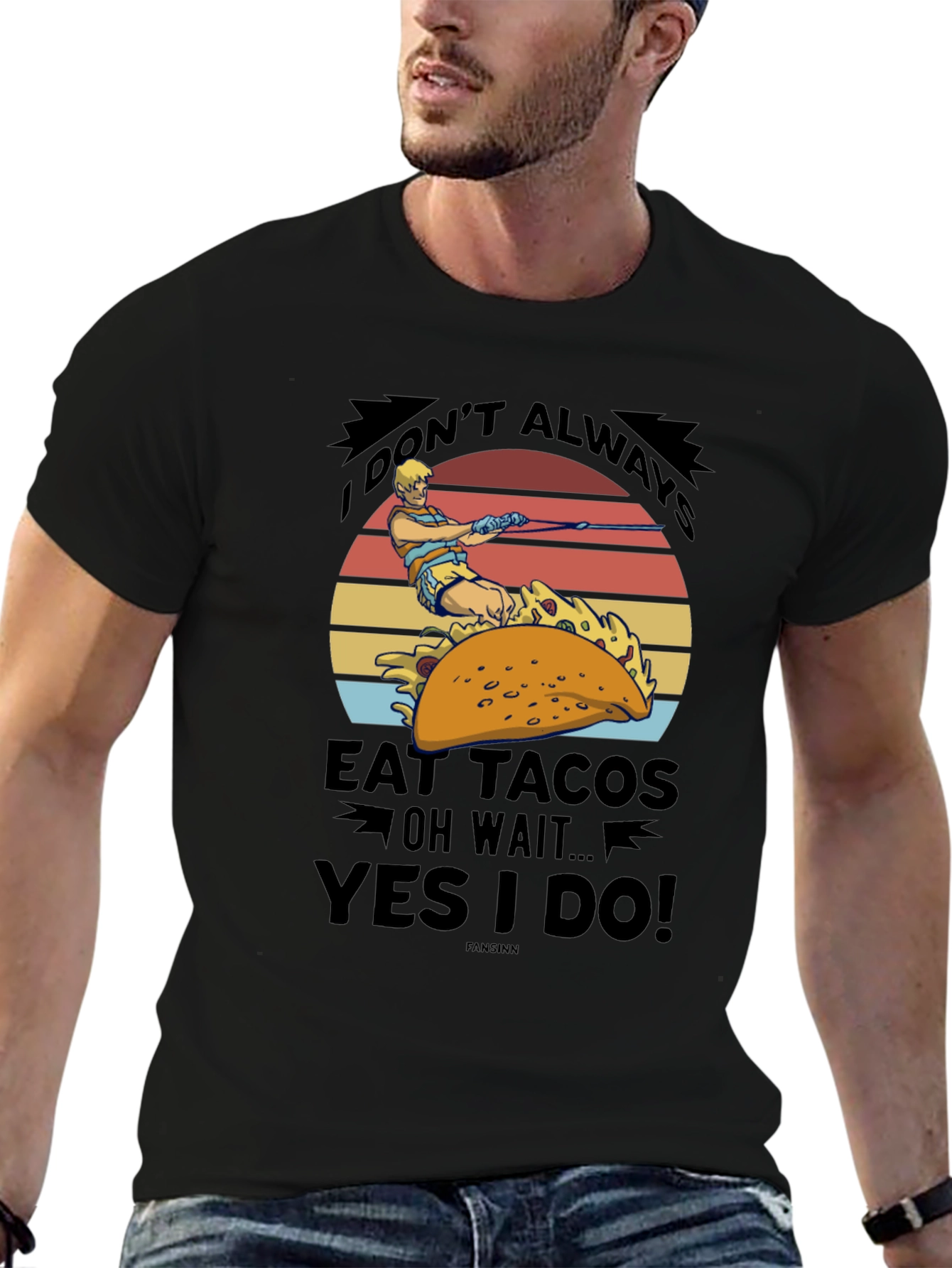 Taco Waterskiing Graphic Tee - Yes I Do!