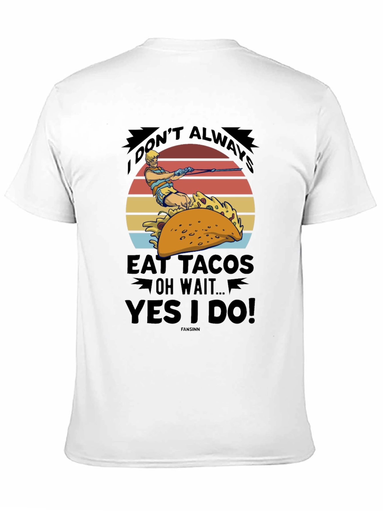 Taco Waterskiing Graphic Tee - Yes I Do!