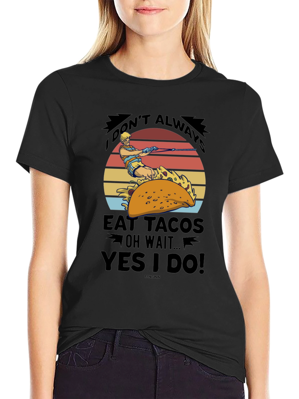 Taco Waterskiing Graphic Tee - Yes I Do!