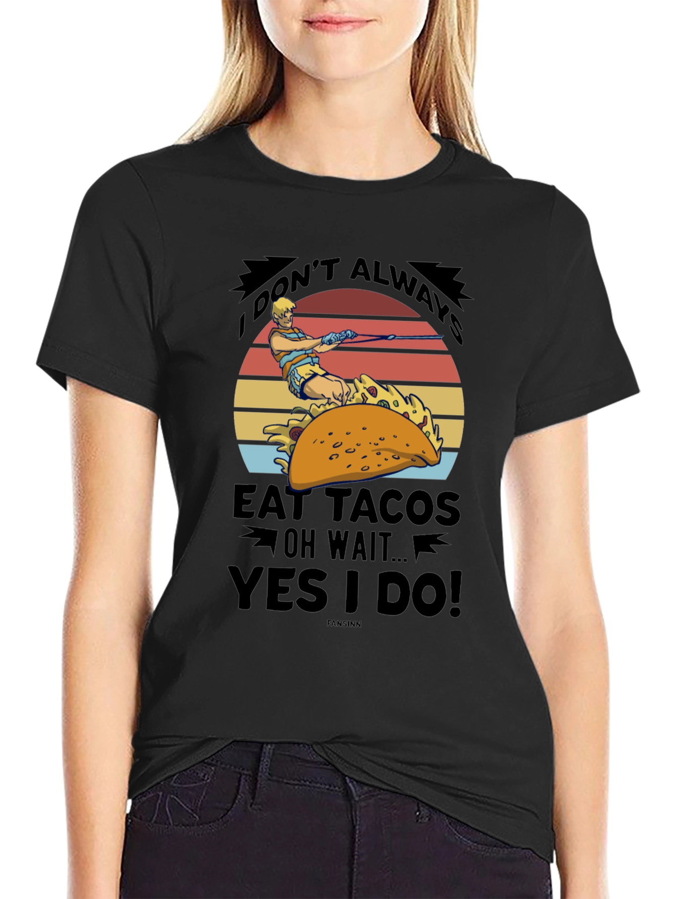 Taco Waterskiing Graphic Tee - Yes I Do!