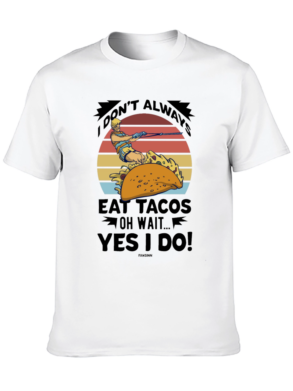 Taco Waterskiing Graphic Tee - Yes I Do!