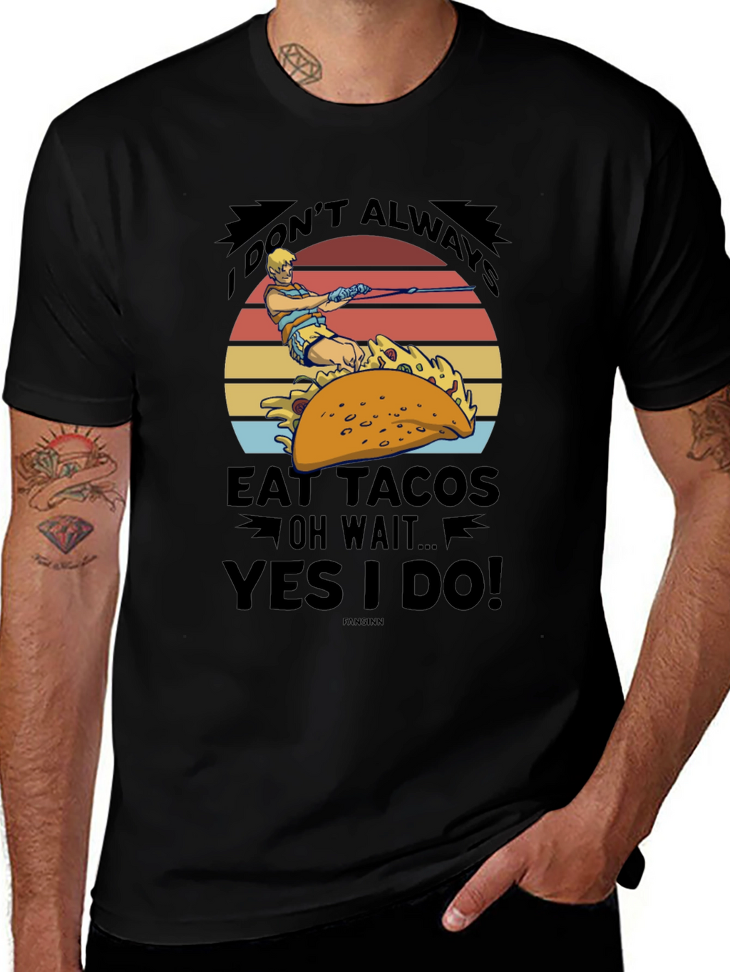 Taco Waterskiing Graphic Tee - Yes I Do!