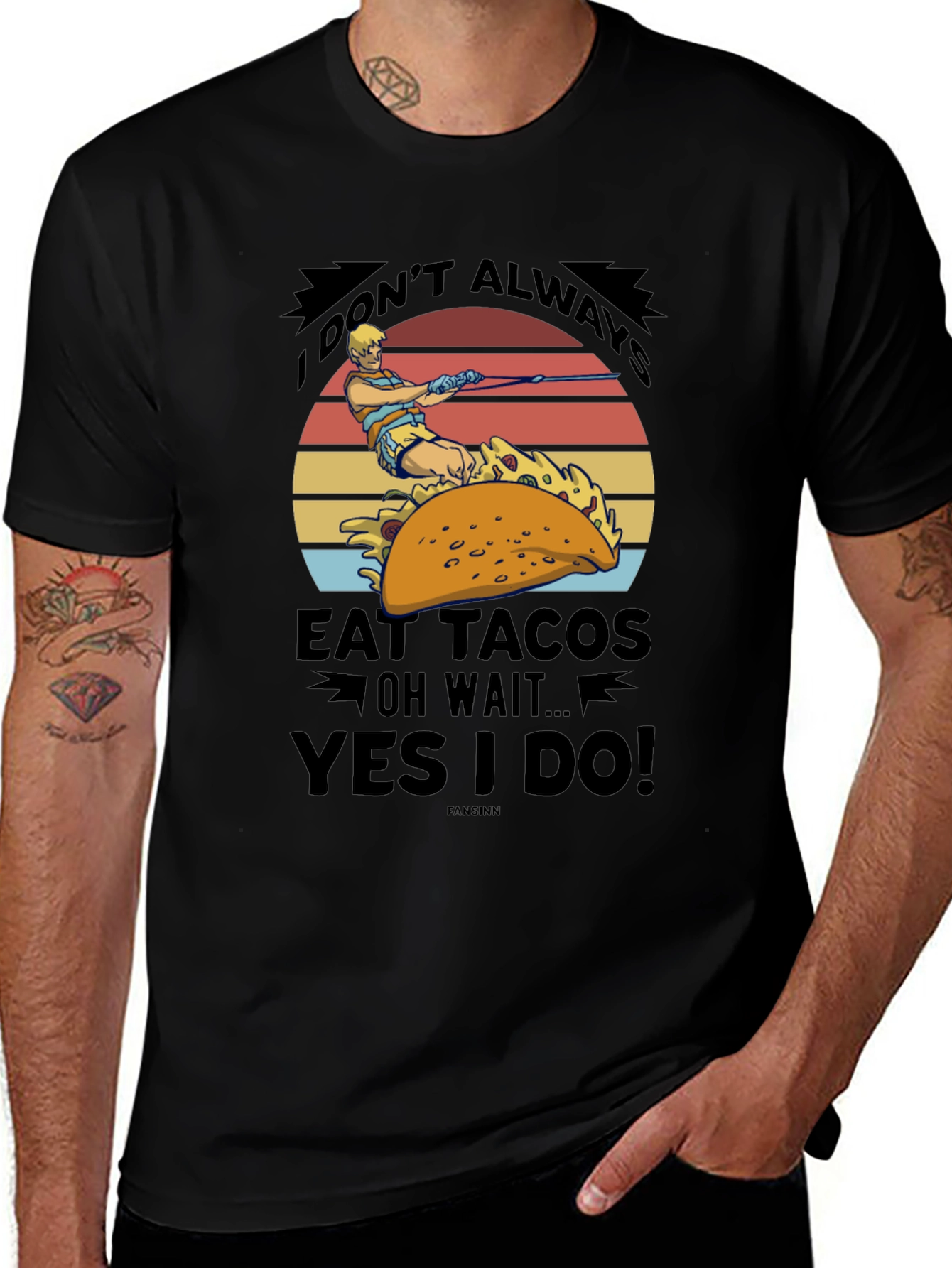 Taco Waterskiing Graphic Tee - Yes I Do!