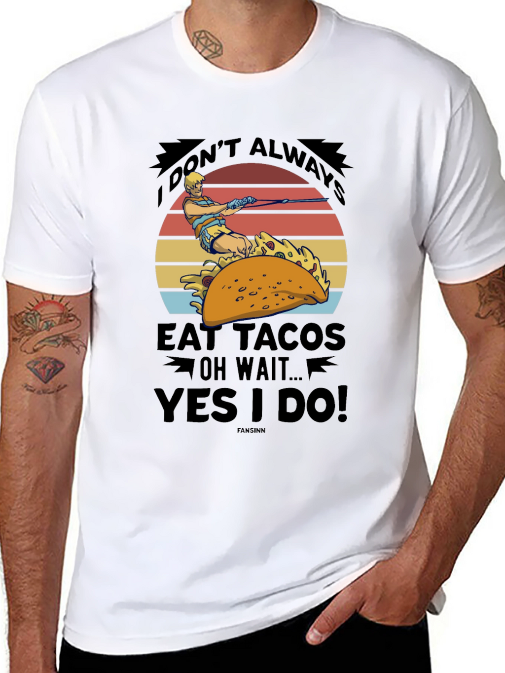 Taco Waterskiing Graphic Tee - Yes I Do!