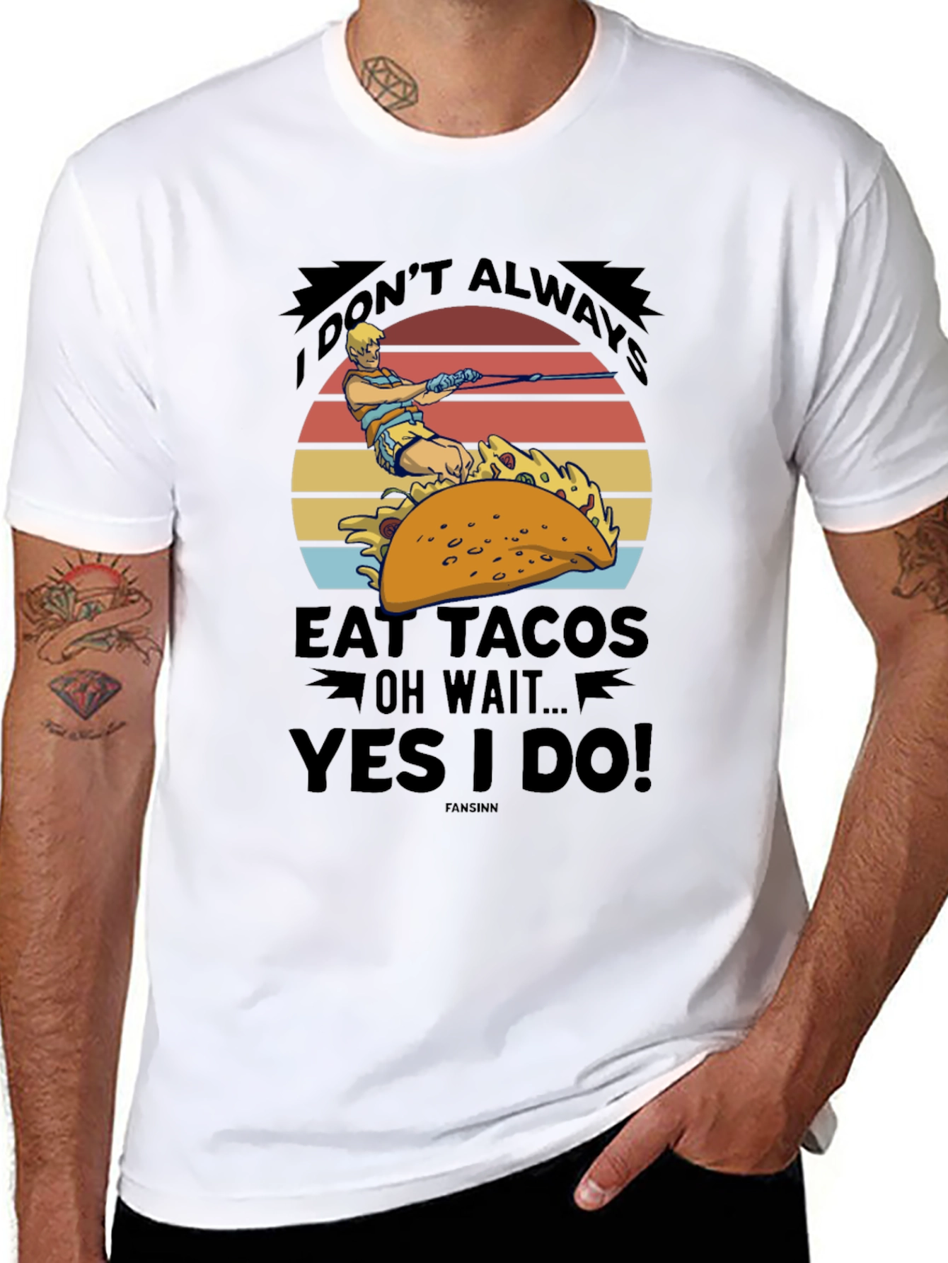 Taco Waterskiing Graphic Tee - Yes I Do!