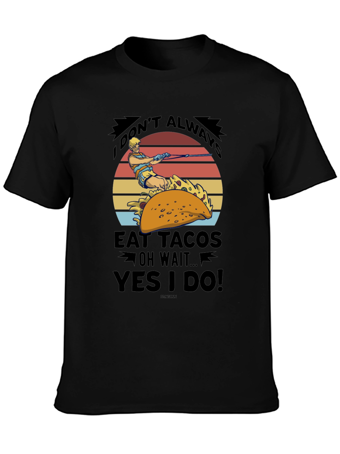 Taco Waterskiing Graphic Tee - Yes I Do!