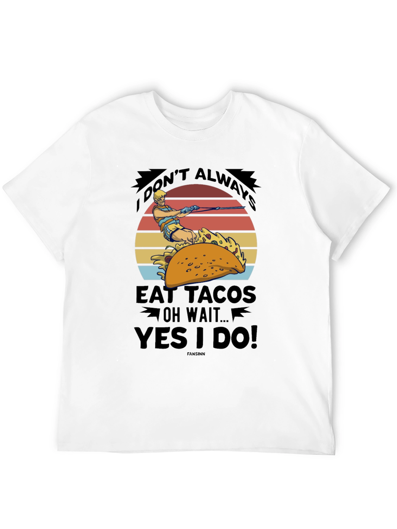 Taco Waterskiing Graphic Tee - Yes I Do!