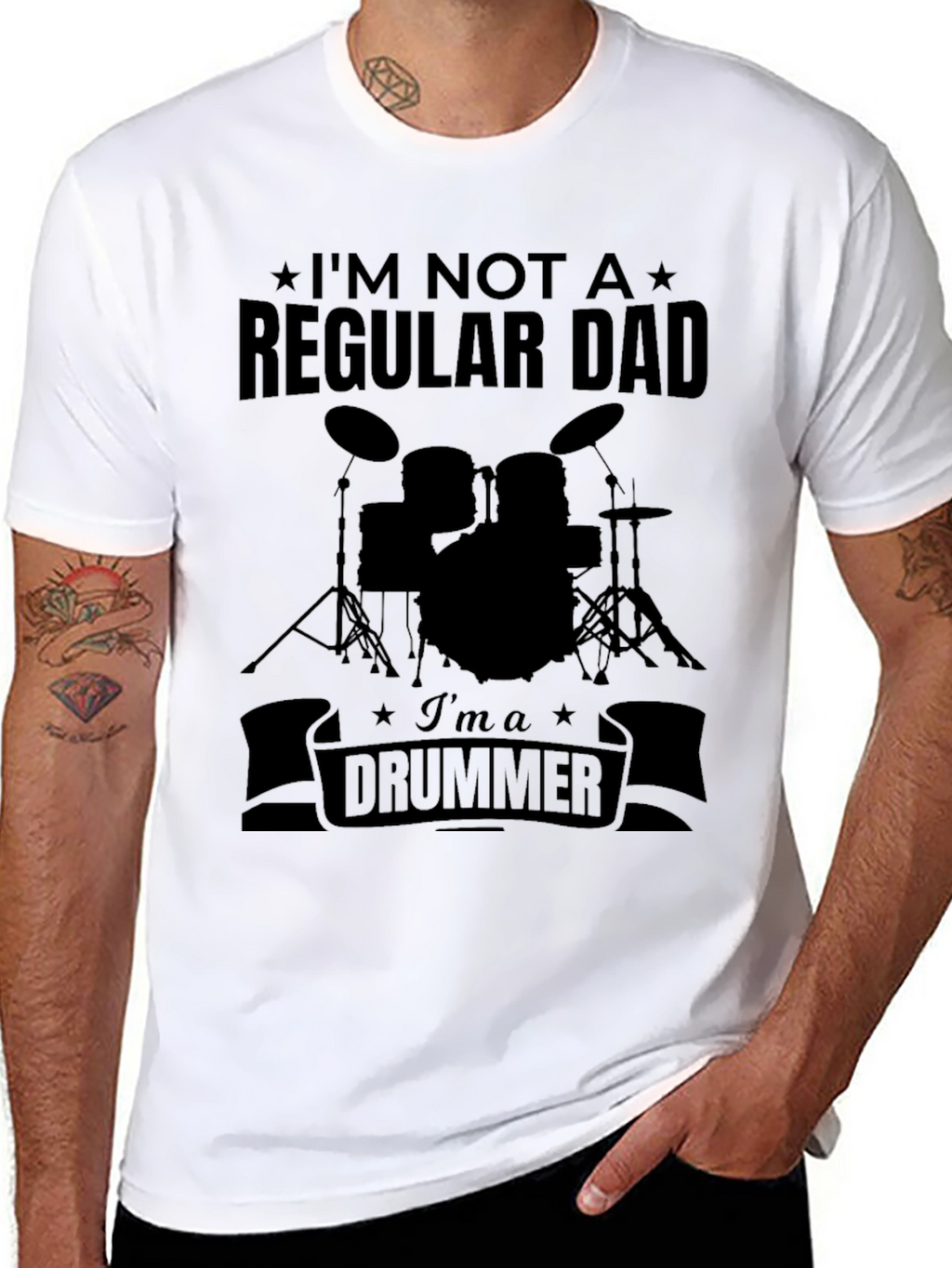 Im Not a Regular Dad Im a Drummer T-Shirt