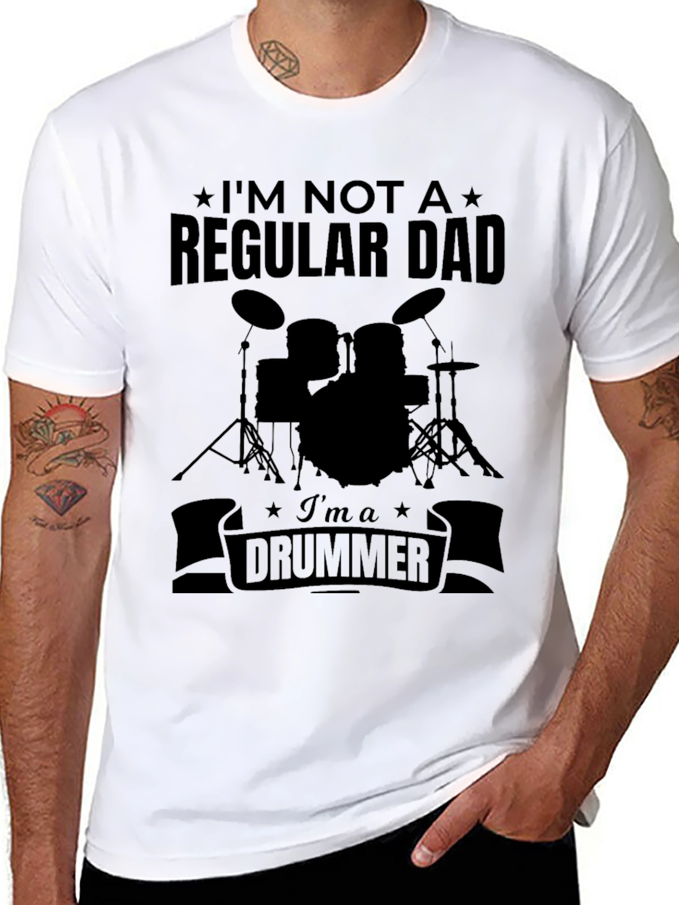 Im Not a Regular Dad Im a Drummer T-Shirt