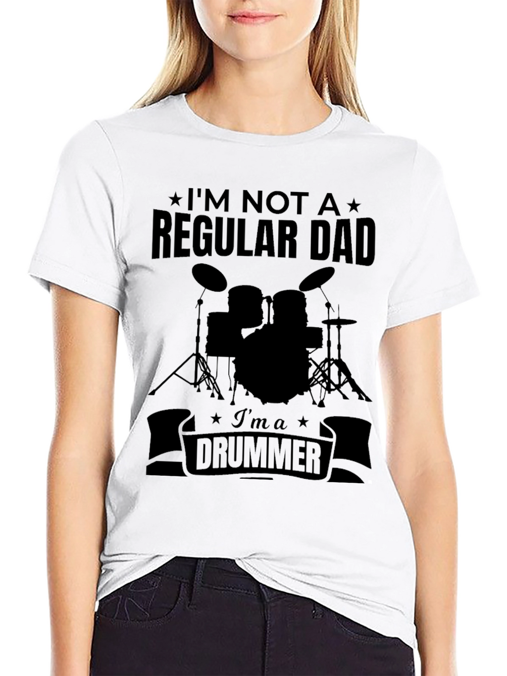 Im Not a Regular Dad Im a Drummer T-Shirt