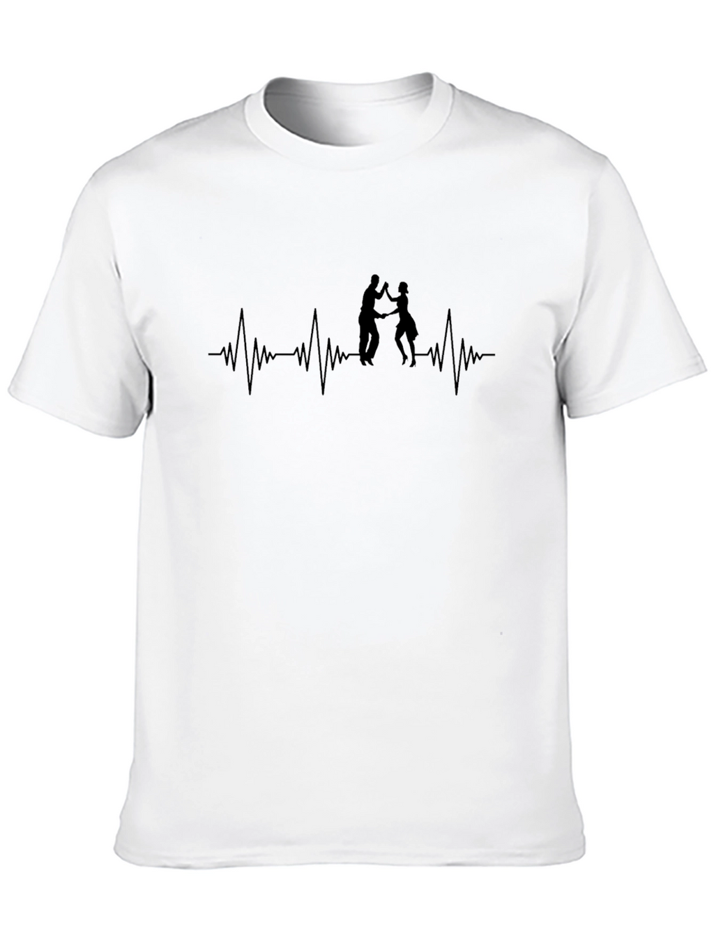 Dancing Heartbeat Black T-Shirt