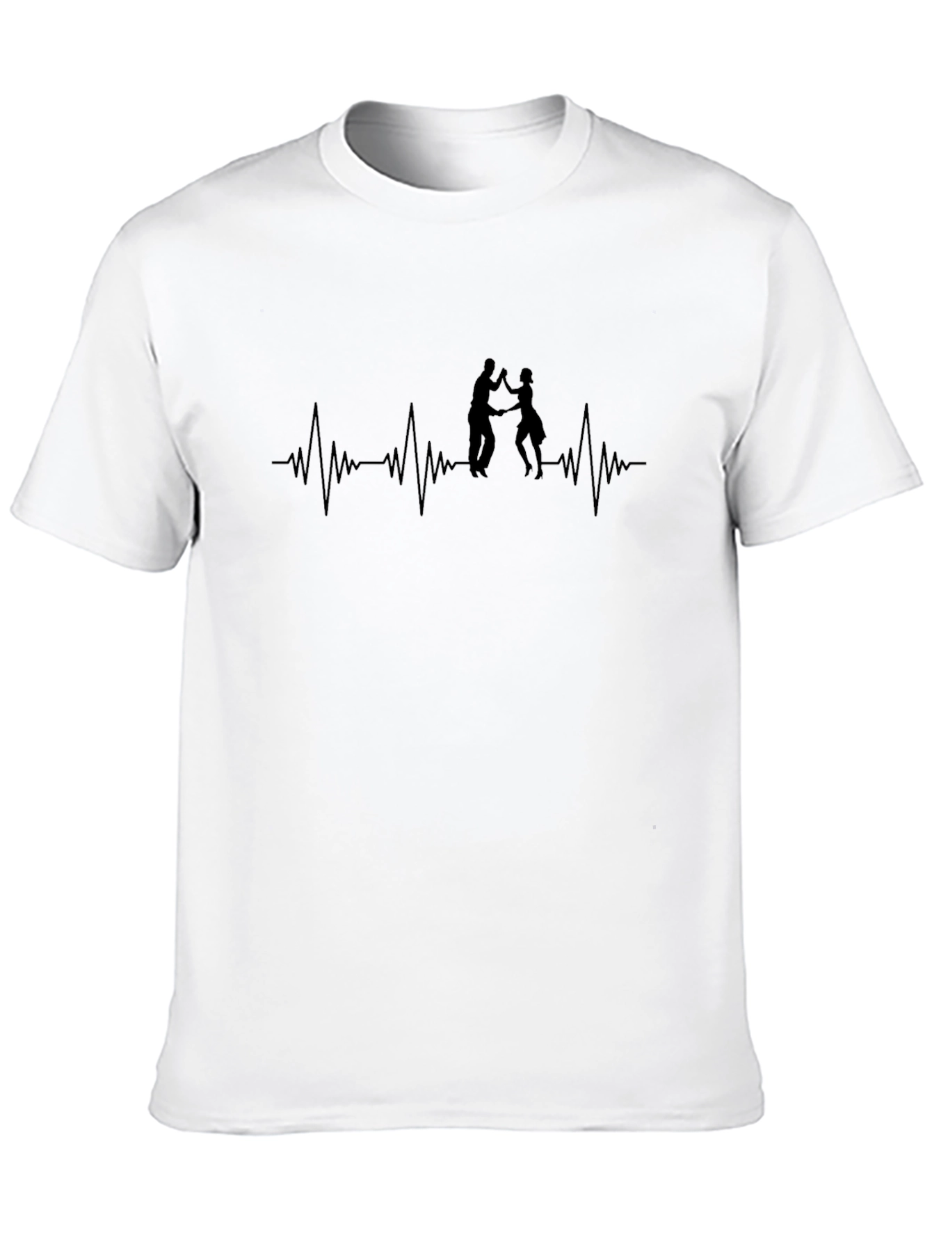 Dancing Heartbeat Black T-Shirt